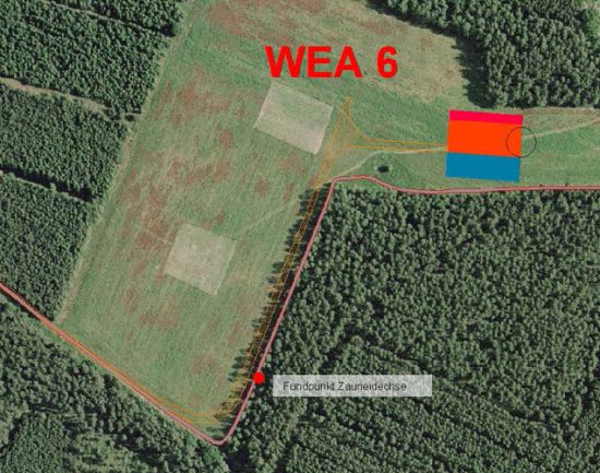 Anpassung der Zuwegung zur WEA 6 Anpassung der Zuwegung zur WEA 6
