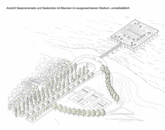 Ansicht Seepromenade und Seebrücke