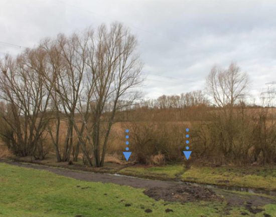 Dränagen zur Entlastung des Rückhalteraumes Dränagen zur Entlastung des Rückhalteraumes