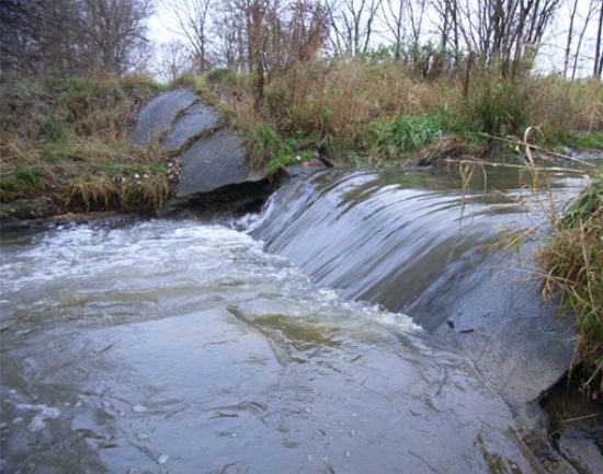 Gefällestufe Dittmannsdorf - Sohlabsturz