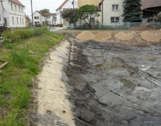 Neumodellierung Böschung