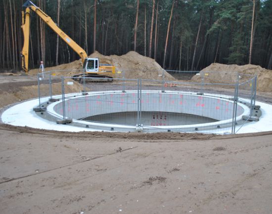 Ringfundament für neue WEA Ringfundament für neue WEA
